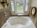 Jacuzzi tub in master bath